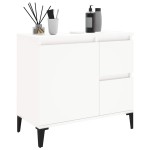 vidaXL Dulap de baie, alb, 65x33x60 cm, lemn prelucrat