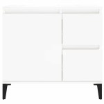 vidaXL Dulap de baie, alb, 65x33x60 cm, lemn prelucrat