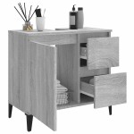 vidaXL Dulap de baie, gri sonoma, 65x33x60 cm, lemn prelucrat vidaXL Dulap de baie, gri sonoma, 65x33x60 cm, lemn prelucrat