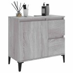vidaXL Dulap de baie, gri sonoma, 65x33x60 cm, lemn prelucrat vidaXL Dulap de baie, gri sonoma, 65x33x60 cm, lemn prelucrat