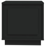 vidaXL Noptiere, 2 buc, negru, 44x35x45 cm, lemn prelucrat