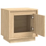 vidaXL Noptieră, stejar sonoma, 44x35x45 cm, lemn prelucrat vidaXL Noptieră, stejar sonoma, 44x35x45 cm, lemn prelucrat