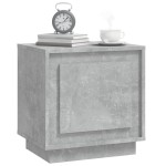 vidaXL Noptiere, 2 buc., gri beton, 44x35x45 cm, lemn prelucrat vidaXL Noptiere, 2 buc., gri beton, 44x35x45 cm, lemn prelucrat