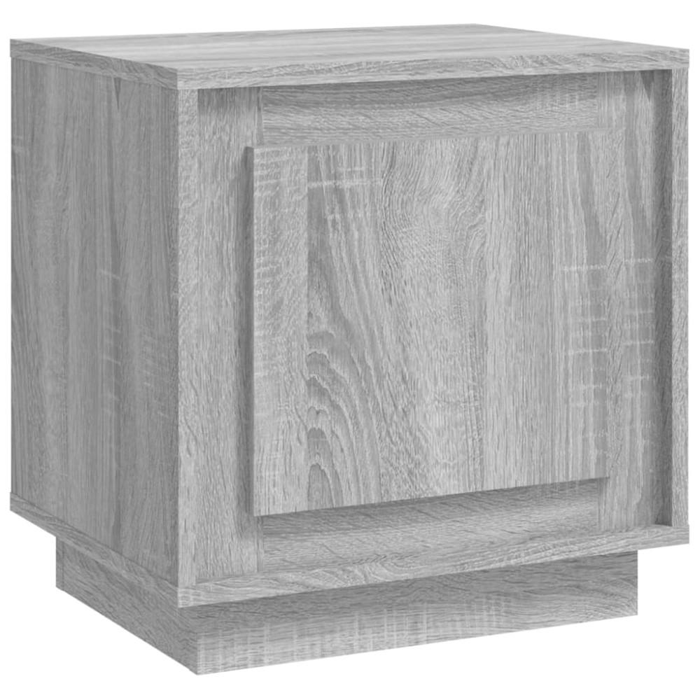 vidaXL Noptieră, gri sonoma, 44x35x45 cm, lemn prelucrat