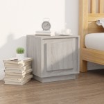 vidaXL Noptiere, 2 buc., gri sonoma, 44x35x45 cm, lemn prelucrat vidaXL Noptiere, 2 buc., gri sonoma, 44x35x45 cm, lemn prelucrat
