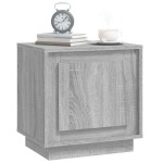vidaXL Noptiere, 2 buc., gri sonoma, 44x35x45 cm, lemn prelucrat vidaXL Noptiere, 2 buc., gri sonoma, 44x35x45 cm, lemn prelucrat