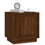 vidaXL Noptiere, 2 buc., stejar maro, 44x35x45 cm, lemn prelucrat vidaXL Noptiere, 2 buc., stejar maro, 44x35x45 cm, lemn prelucrat