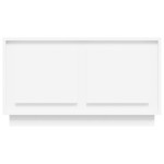 vidaXL Dulap TV, alb, 80x35x45 cm, lemn prelucrat