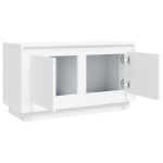 vidaXL Dulap TV, alb, 80x35x45 cm, lemn prelucrat