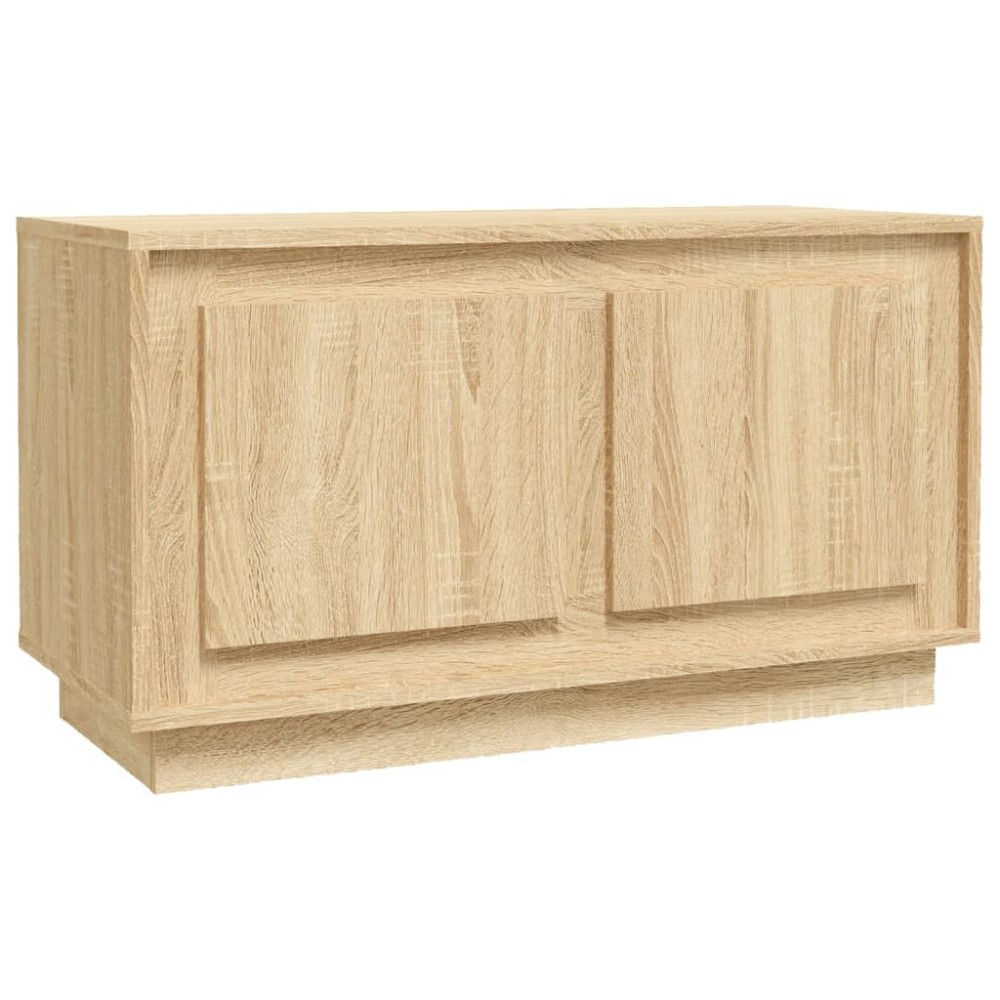 vidaXL Dulap TV, stejar sonoma, 80x35x45 cm, lemn prelucrat