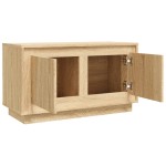 vidaXL Dulap TV, stejar sonoma, 80x35x45 cm, lemn prelucrat vidaXL Dulap TV, stejar sonoma, 80x35x45 cm, lemn prelucrat