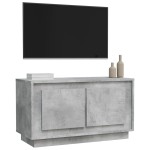 vidaXL Comodă TV, gri beton, 80x35x45 cm, lemn prelucrat vidaXL Comodă TV, gri beton, 80x35x45 cm, lemn prelucrat