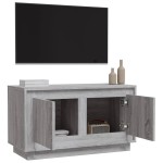 vidaXL Comodă TV, gri sonoma, 80x35x45 cm, lemn prelucrat vidaXL Comodă TV, gri sonoma, 80x35x45 cm, lemn prelucrat