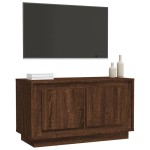 vidaXL Comodă TV, stejar maro, 80x35x45 cm, lemn prelucrat vidaXL Comodă TV, stejar maro, 80x35x45 cm, lemn prelucrat