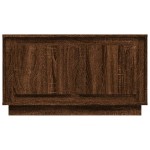 vidaXL Comodă TV, stejar maro, 80x35x45 cm, lemn prelucrat vidaXL Comodă TV, stejar maro, 80x35x45 cm, lemn prelucrat