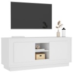 vidaXL Comodă TV, alb, 102x35x45 cm, lemn prelucrat vidaXL Comodă TV, alb, 102x35x45 cm, lemn prelucrat
