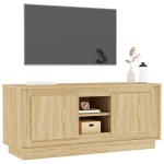 vidaXL Comodă TV, stejar sonoma, 102x35x45 cm, lemn prelucrat vidaXL Comodă TV, stejar sonoma, 102x35x45 cm, lemn prelucrat