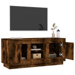 vidaXL Comodă TV, stejar afumat, 102x35x45 cm, lemn prelucrat vidaXL Comodă TV, stejar afumat, 102x35x45 cm, lemn prelucrat