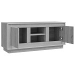 vidaXL Comodă TV, gri sonoma, 102x35x45 cm, lemn prelucrat vidaXL Comodă TV, gri sonoma, 102x35x45 cm, lemn prelucrat