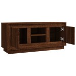 vidaXL Comodă TV, stejar maro, 102x35x45 cm, lemn prelucrat