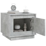 vidaXL Măsuță de cafea, gri beton, 51x50x44 cm, lemn prelucrat vidaXL Măsuță de cafea, gri beton, 51x50x44 cm, lemn prelucrat