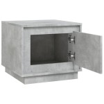 vidaXL Măsuță de cafea, gri beton, 51x50x44 cm, lemn prelucrat vidaXL Măsuță de cafea, gri beton, 51x50x44 cm, lemn prelucrat