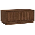 vidaXL Măsuță de cafea, stejar maro, 102x50x44 cm, lemn prelucrat vidaXL Măsuță de cafea, stejar maro, 102x50x44 cm, lemn prelucrat