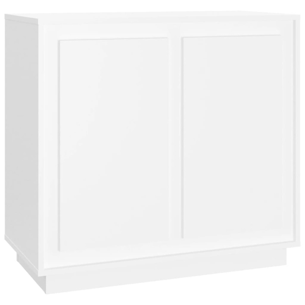 vidaXL Dulap, alb, 80x34x75 cm, lemn prelucrat