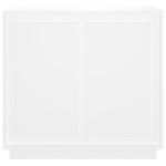 vidaXL Dulap, alb, 80x34x75 cm, lemn prelucrat