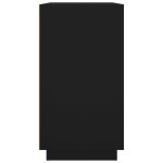 vidaXL Dulap, negru, 80x34x75 cm, lemn prelucrat vidaXL Dulap, negru, 80x34x75 cm, lemn prelucrat