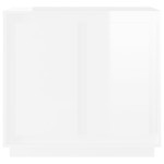 vidaXL Dulap, alb extralucios, 80x34x75 cm, lemn prelucrat