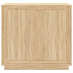 vidaXL Dulap, stejar sonoma, 80x34x75 cm, lemn prelucrat