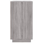 vidaXL Dulap, sonoma gri, 80x34x75 cm, lemn prelucrat