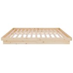 vidaXL Cadru de pat King Size, 150x200 cm, lemn masiv vidaXL Cadru de pat King Size, 150x200 cm, lemn masiv