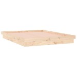 vidaXL Cadru de pat cu LED, 120x200 cm, lemn masiv vidaXL Cadru de pat cu LED, 120x200 cm, lemn masiv