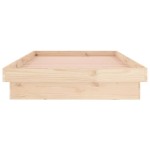 vidaXL Cadru de pat cu LED, Single, 90x190 cm, lemn masiv vidaXL Cadru de pat cu LED, Single, 90x190 cm, lemn masiv
