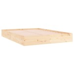 vidaXL Cadru de pat King Size, 150x200 cm, lemn masiv vidaXL Cadru de pat King Size, 150x200 cm, lemn masiv