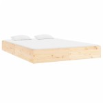 vidaXL Cadru de pat King Size, 150x200 cm, lemn masiv vidaXL Cadru de pat King Size, 150x200 cm, lemn masiv