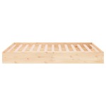 vidaXL Cadru de pat King Size, 150x200 cm, lemn masiv vidaXL Cadru de pat King Size, 150x200 cm, lemn masiv