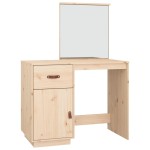 vidaXL Masă de toaletă, 95x50x134 cm, lemn masiv de pin