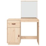 vidaXL Masă de toaletă, 95x50x134 cm, lemn masiv de pin