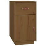 vidaXL Birou, maro miere, 40x50x75 cm, lemn masiv de pin