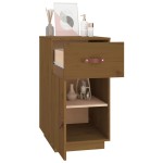 vidaXL Birou, maro miere, 40x50x75 cm, lemn masiv de pin