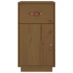 vidaXL Birou, maro miere, 40x50x75 cm, lemn masiv de pin