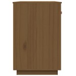 vidaXL Birou, maro miere, 95x50x75 cm, lemn masiv de pin
