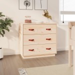 vidaXL Dulap, 80x40x75 cm, lemn masiv de pin vidaXL Dulap, 80x40x75 cm, lemn masiv de pin