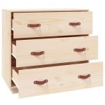 vidaXL Dulap, 80x40x75 cm, lemn masiv de pin vidaXL Dulap, 80x40x75 cm, lemn masiv de pin
