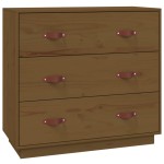 vidaXL Dulap, maro miere, 80x40x75 cm, lemn masiv de pin