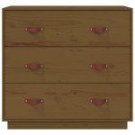vidaXL Dulap, maro miere, 80x40x75 cm, lemn masiv de pin