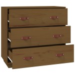 vidaXL Dulap, maro miere, 80x40x75 cm, lemn masiv de pin